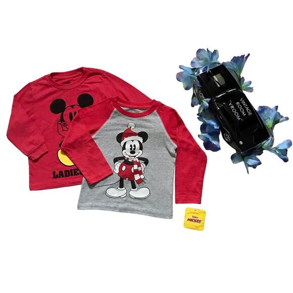 Disney Junior NWT Mickey Long Sleeves Tops Boys 2T - Picture 1 of 12